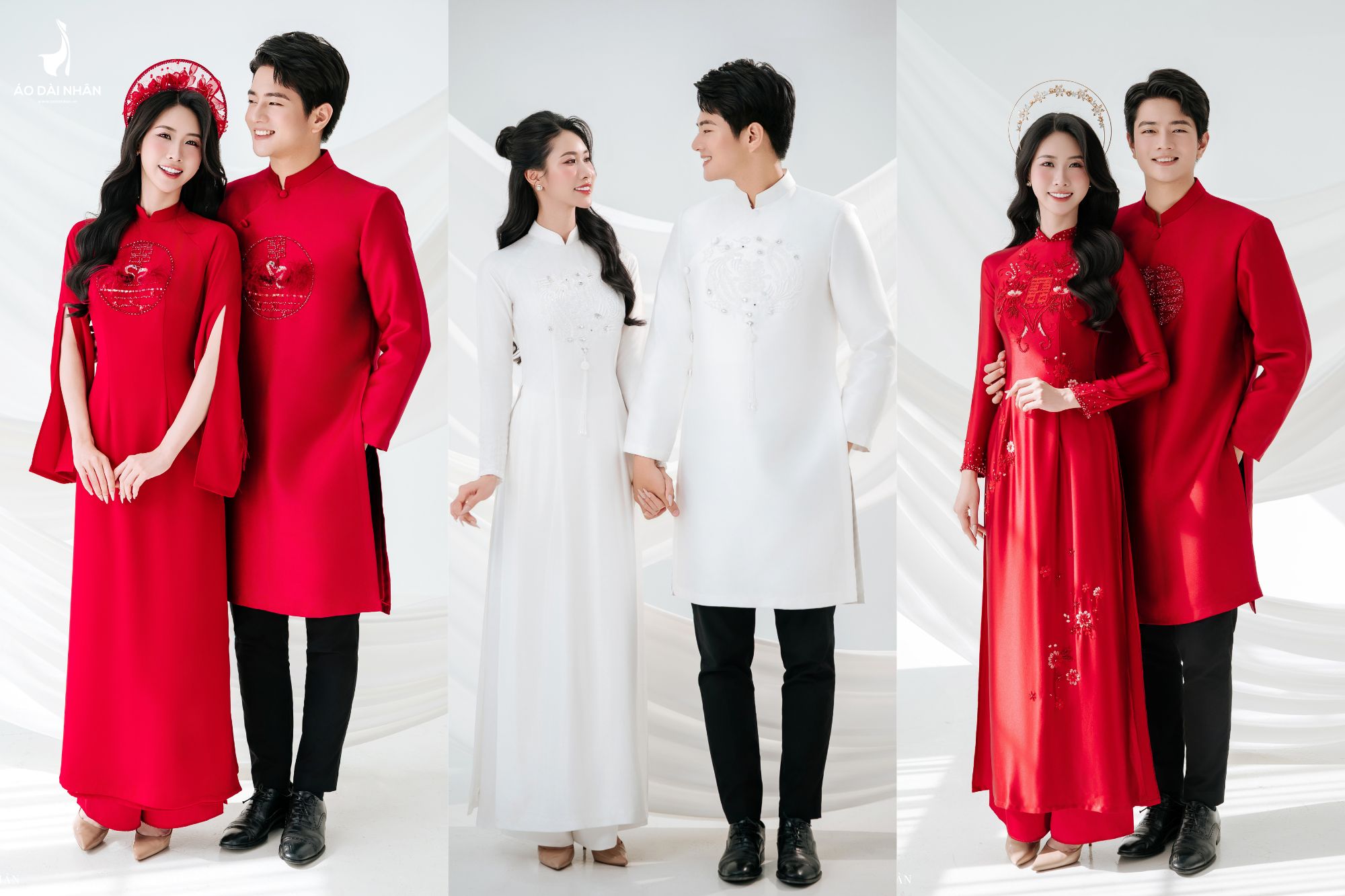 Thuê Áo dài cưới hỏi cho cô dâu, chú rể ở đâu giá rẻ, trọn gói, uy tín