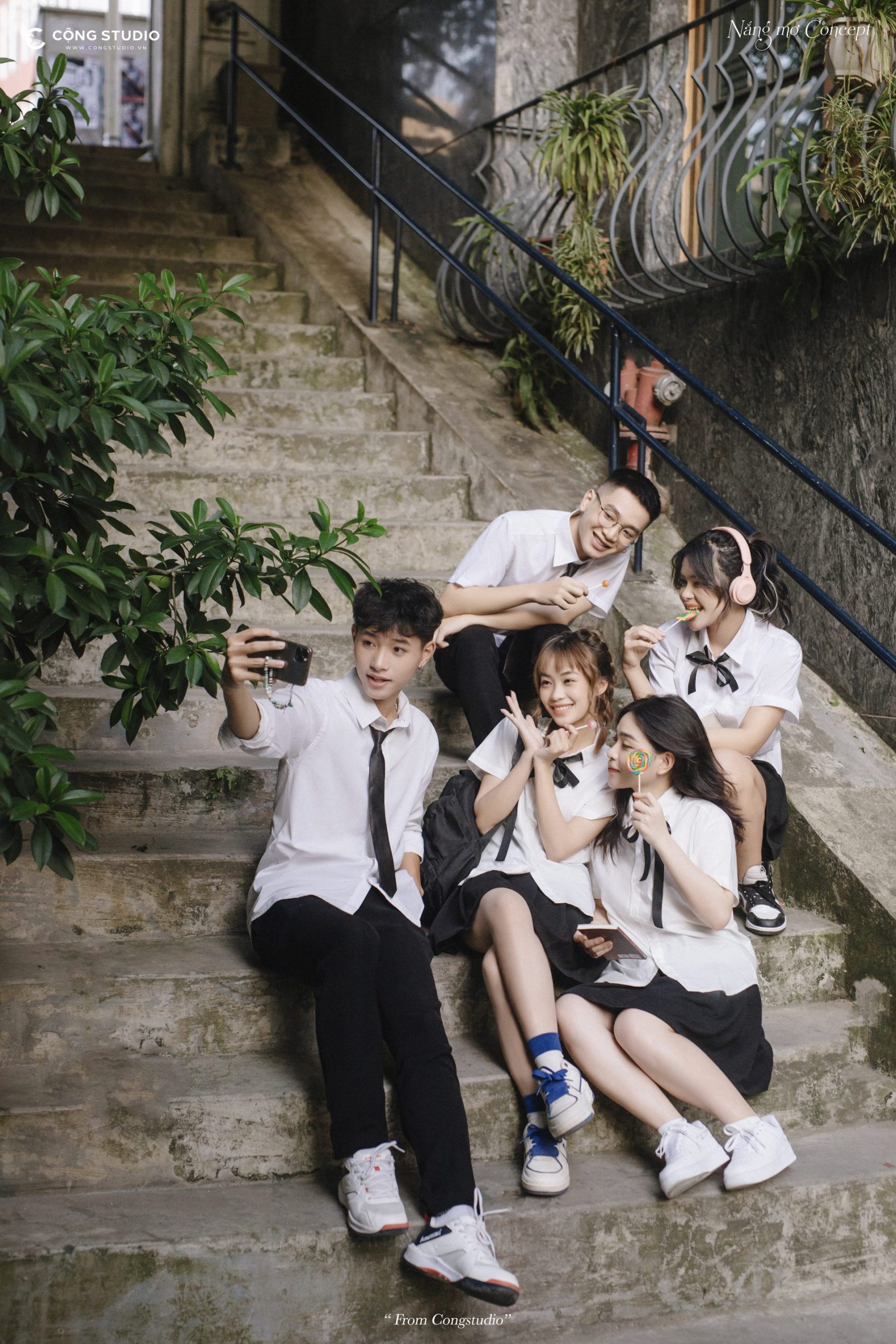 chụp ảnh kỷ yếu