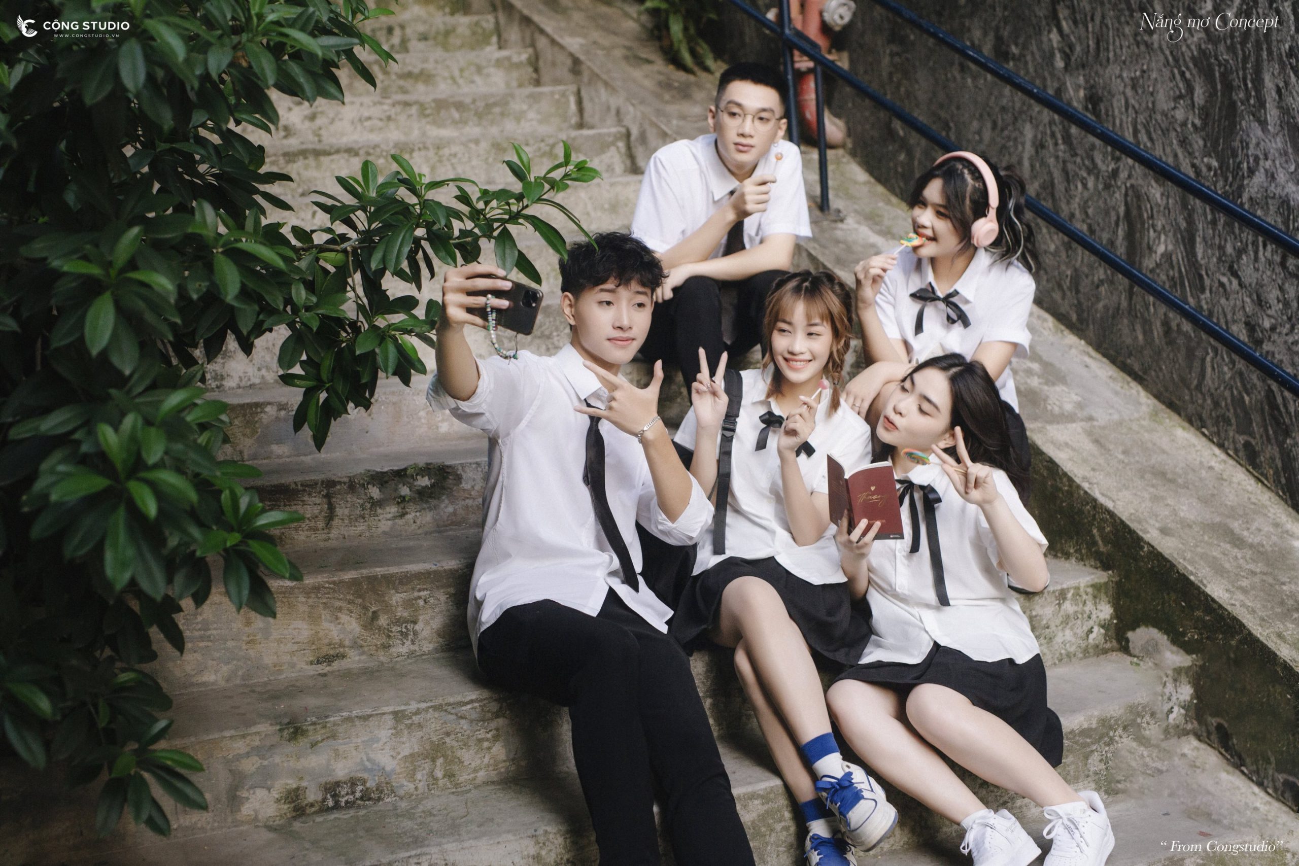 chụp ảnh kỷ yếu