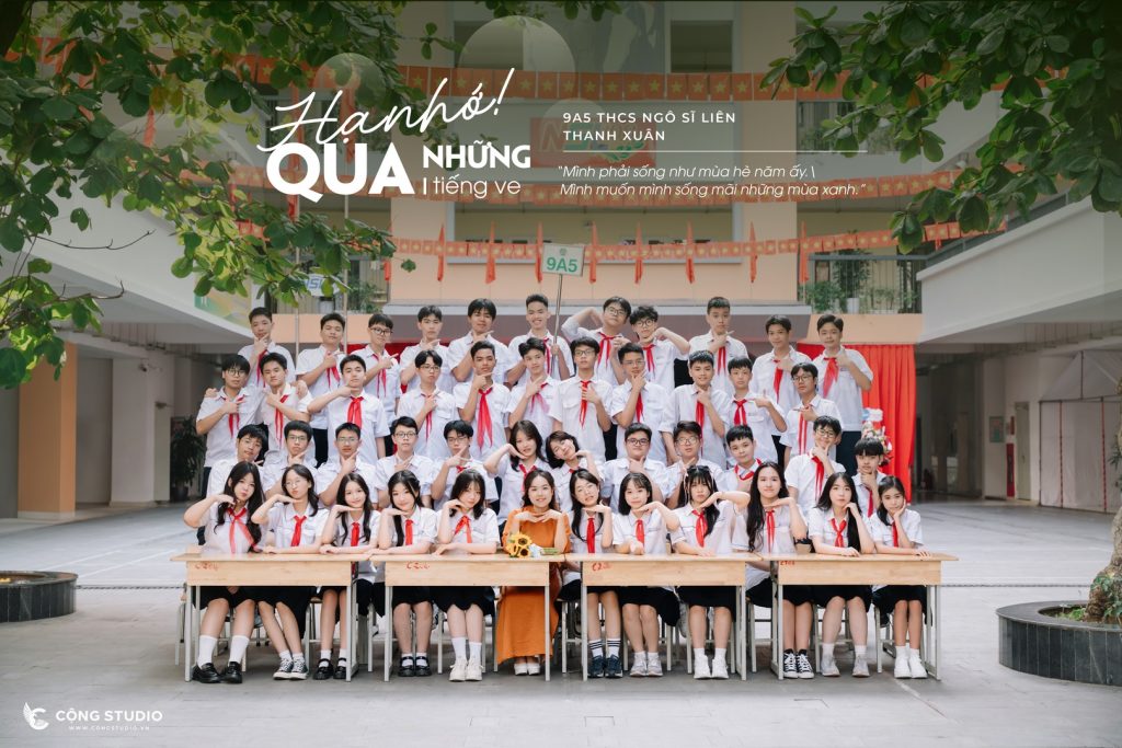 CHỤP ẢNH KỶ YẾU – 9A5 THCS NGÔ SĨ LIÊN