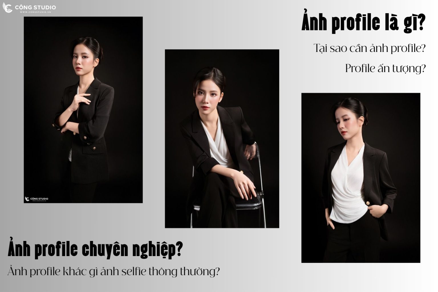 Cách Tạo Nên Một Bộ Ảnh Profile Ấn Tượng Tại Cộng Studio 2025