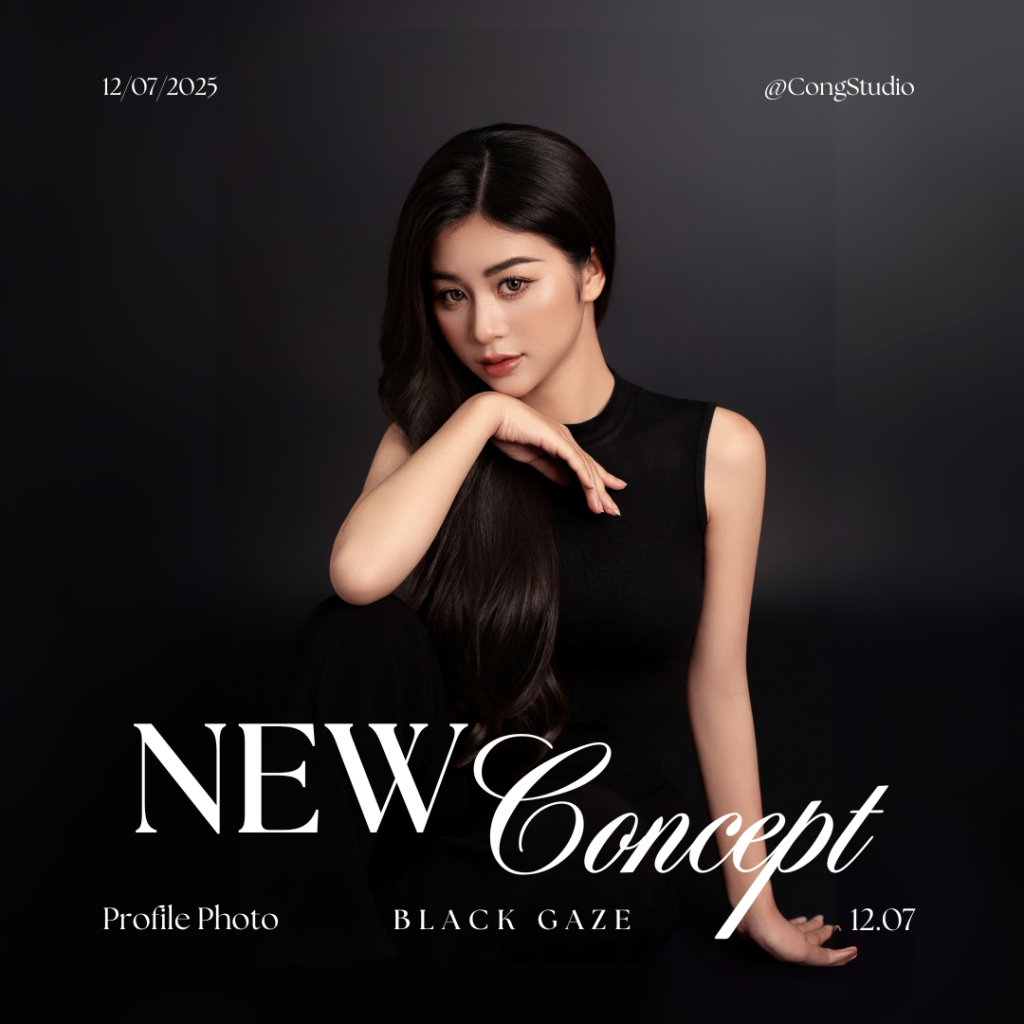 CHỤP ẢNH PROFILE CÁ NHÂN | BLACK GAZE CONCEPT