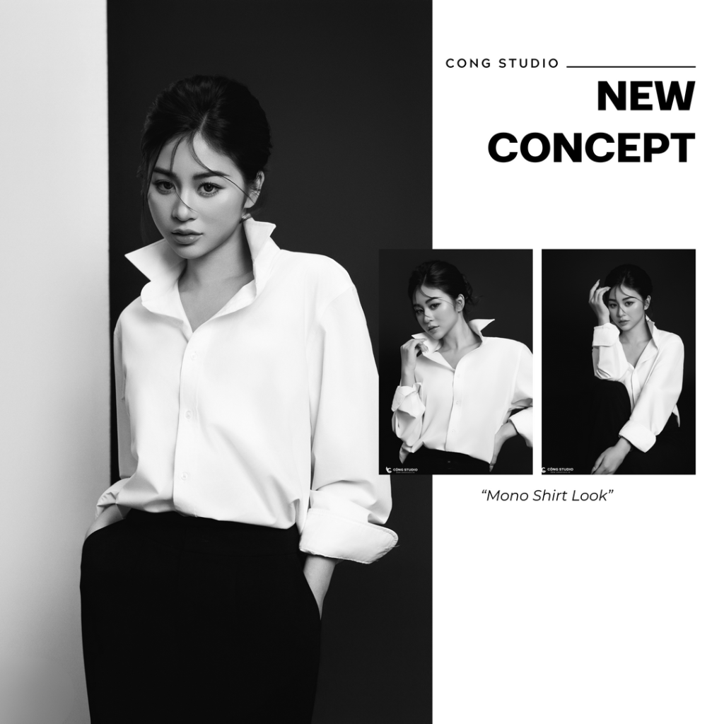 CHỤP ẢNH PROFILE CÁ NHÂN | CONCEPT CHÂN DUNG ĐEN TRẮNG