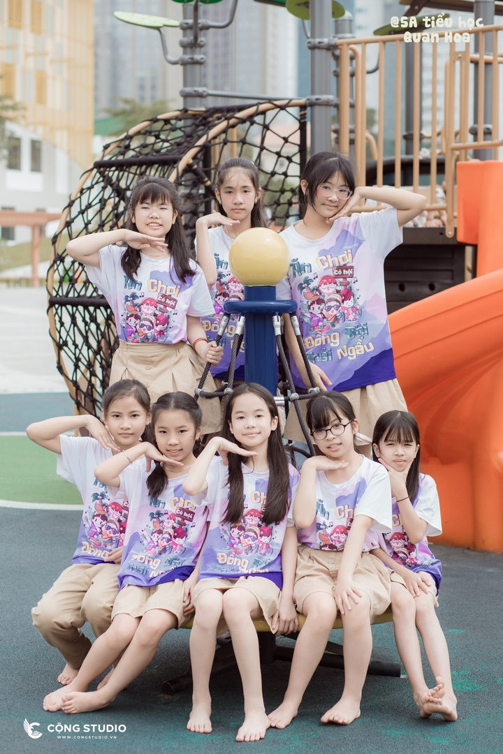 Chụp Ảnh Kỷ Yếu Cấp 1 Concept Áo Lớp (25)