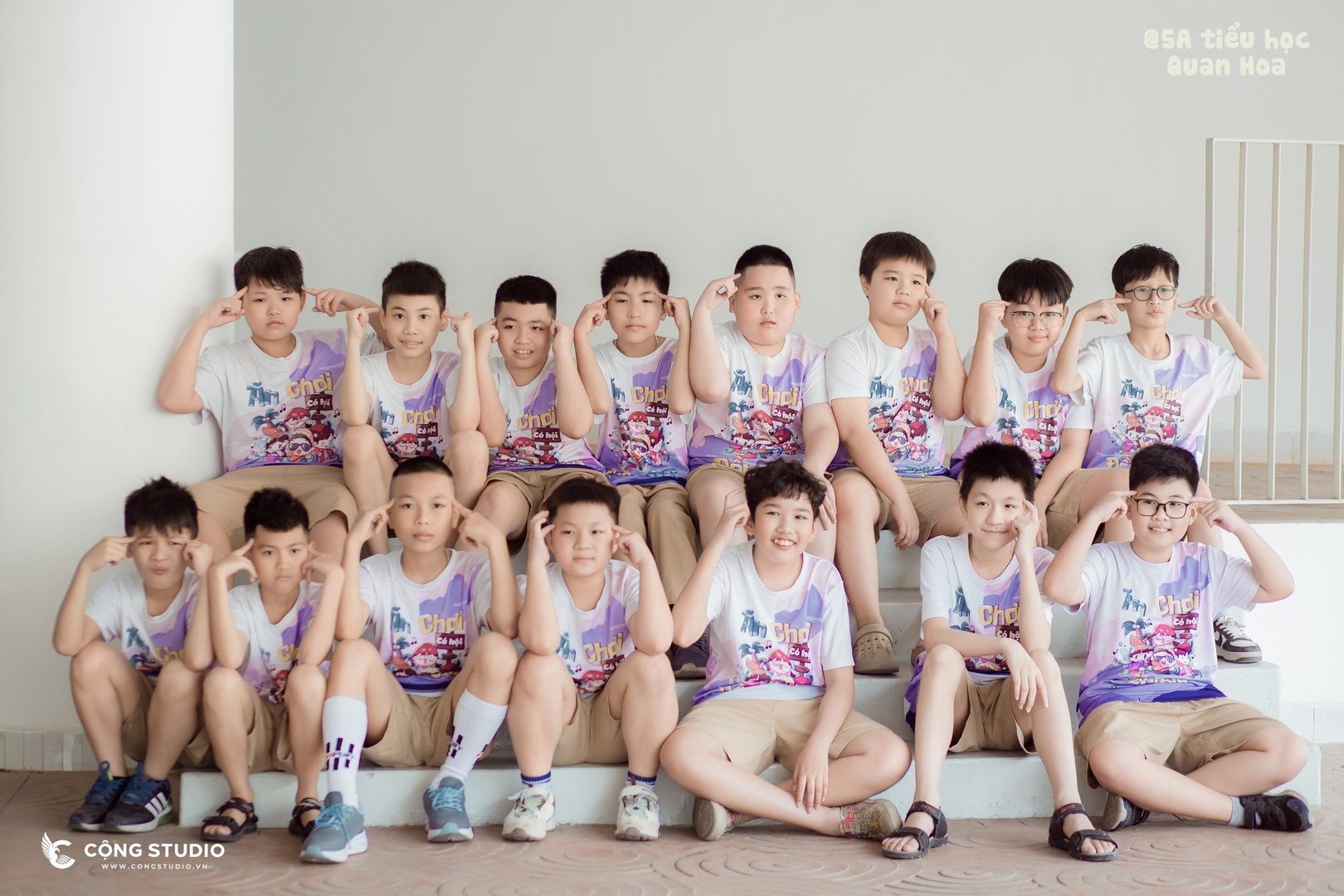 Chụp Ảnh Kỷ Yếu Cấp 1 Concept Áo Lớp (33)