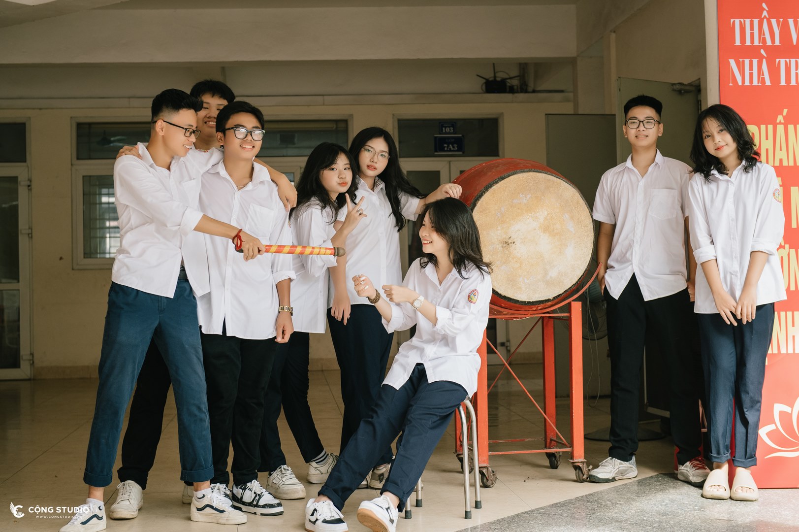 Chụp ảnh kỷ yếu tại Hà Nội lớp 9A1 THCS Mạc Đĩnh Chi (34)