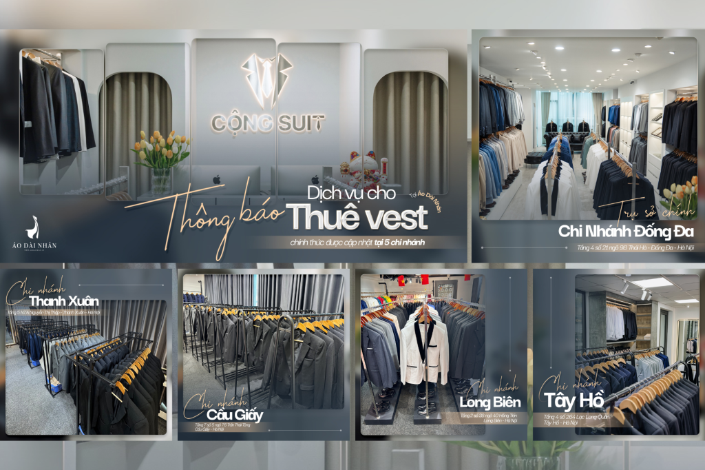 Cho Thuê Vest Nam Xuyên Tết Giá Tiết Kiệm | Cộng Suit