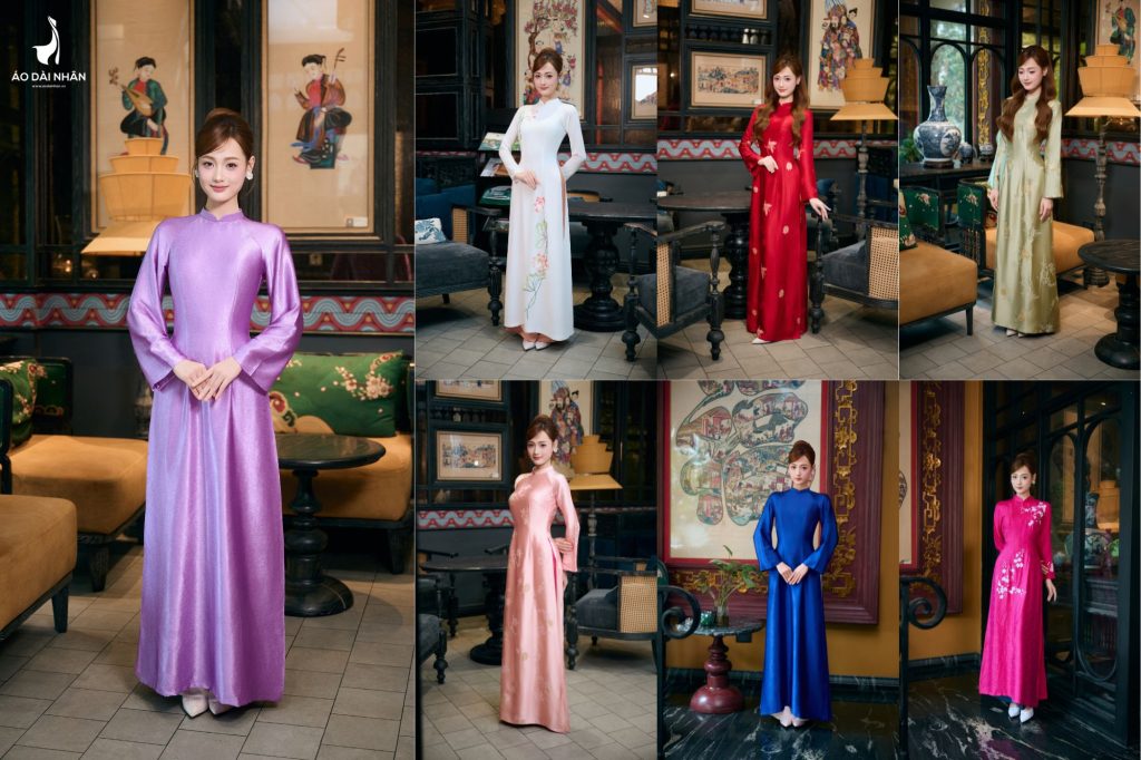 cho thuê áo dài tại sài gòn - áo dài nhân