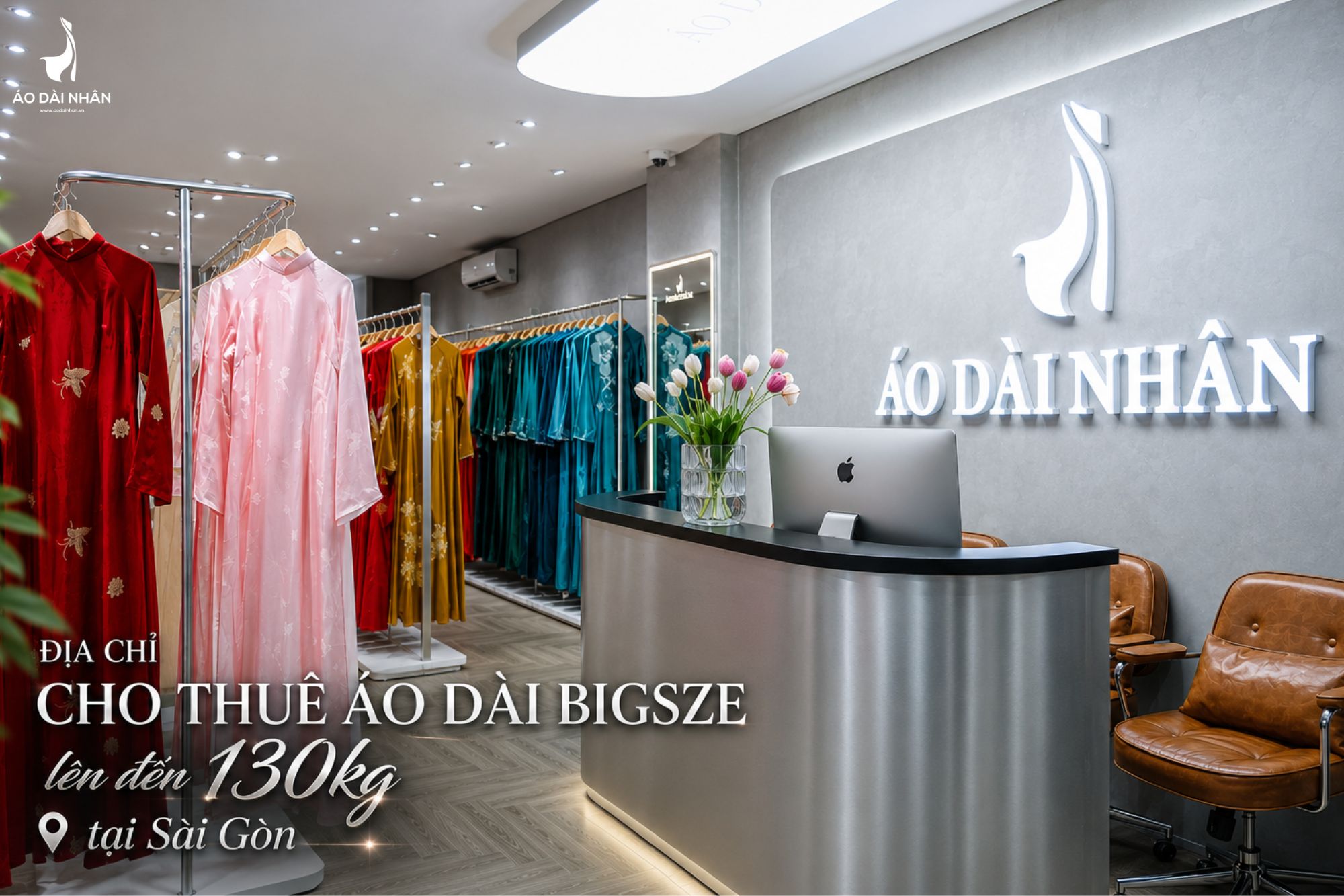 cho thuê áo dài bigsize giá rẻ, uy tín, chuyên nghiệp tại Sài Gòn (1)