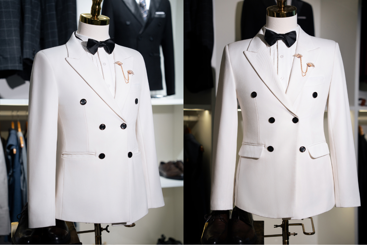 suit trắng chú rể