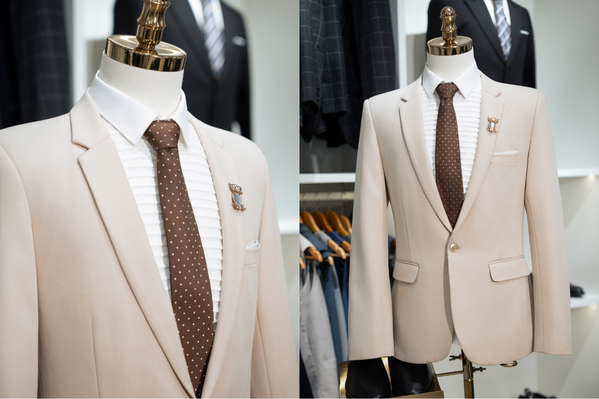 suit trắng chú rể