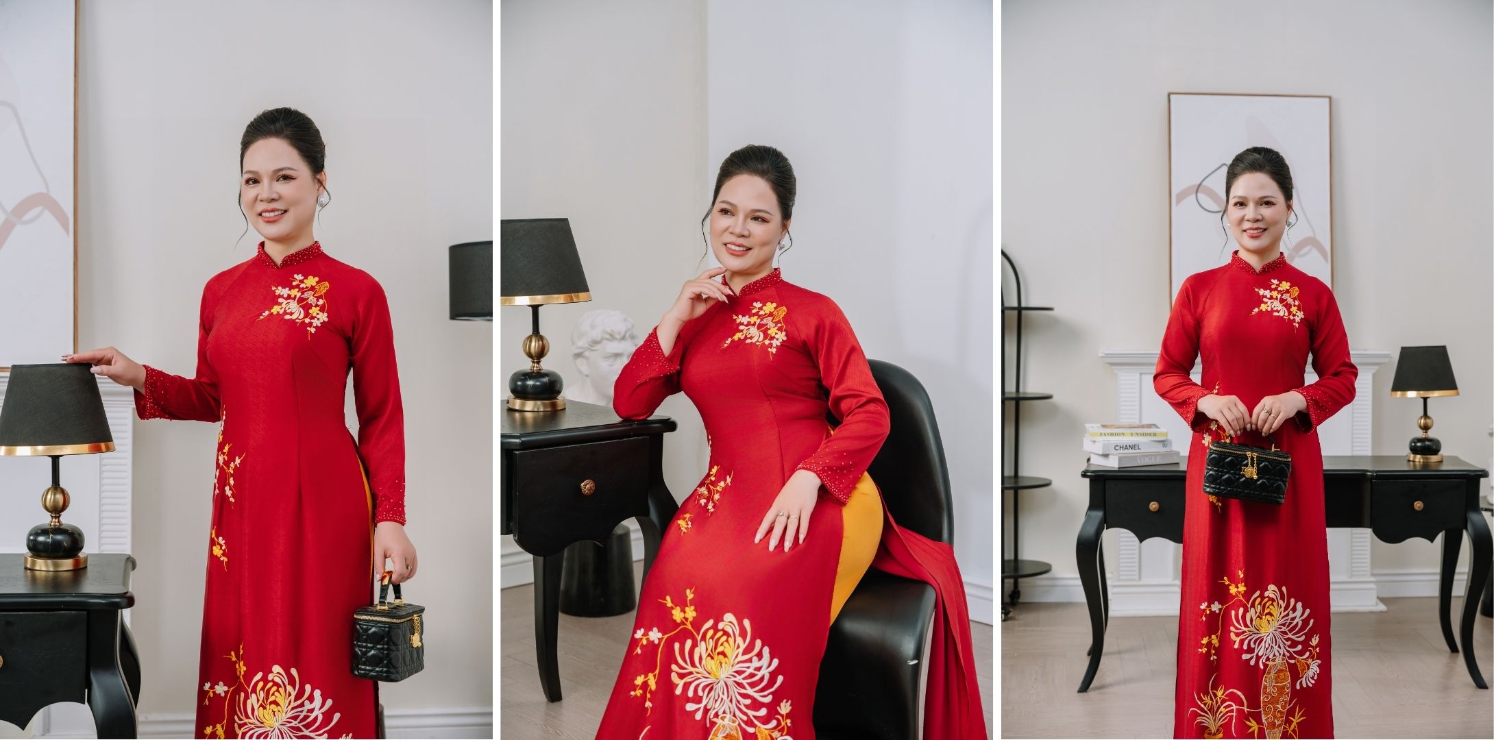 Bí Quyết Chọn Thiết Kế Áo Dài Sui Gia Trung Niên Tôn Dáng Cực Sang!