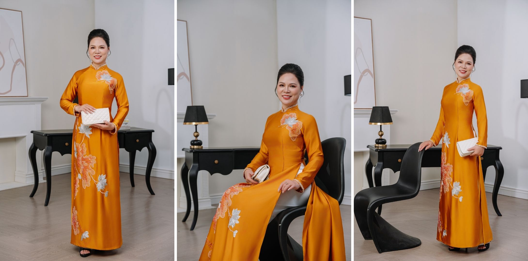 Bí Quyết Chọn Thiết Kế Áo Dài Sui Gia Trung Niên Tôn Dáng Cực Sang!