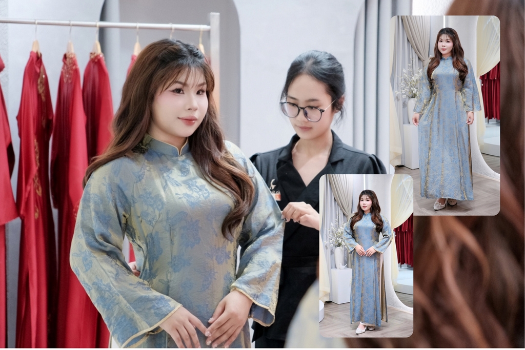 Bí Quyết Chọn Áo Dài Bigsize Tôn Dáng Cho Chị Em Áo Dài Nhân