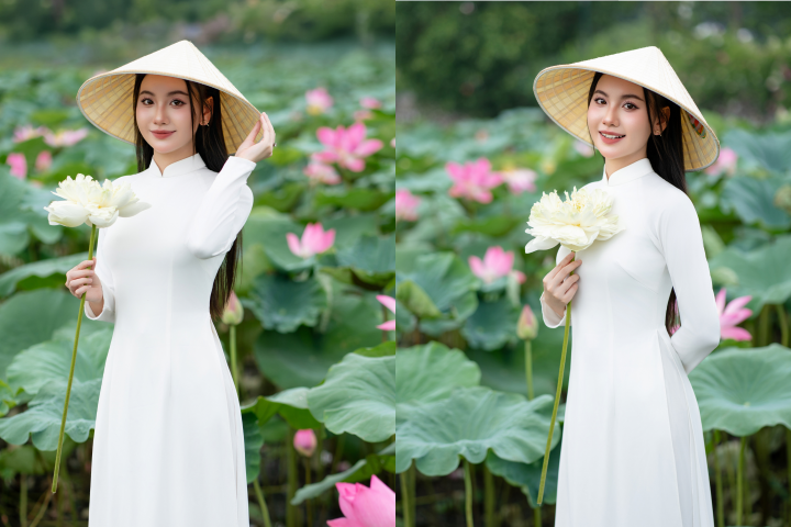 Chỉ Từ 5xx Sở Hữu Ngay Bộ Ảnh Sen Hồ Tây Tại Cộng Studio