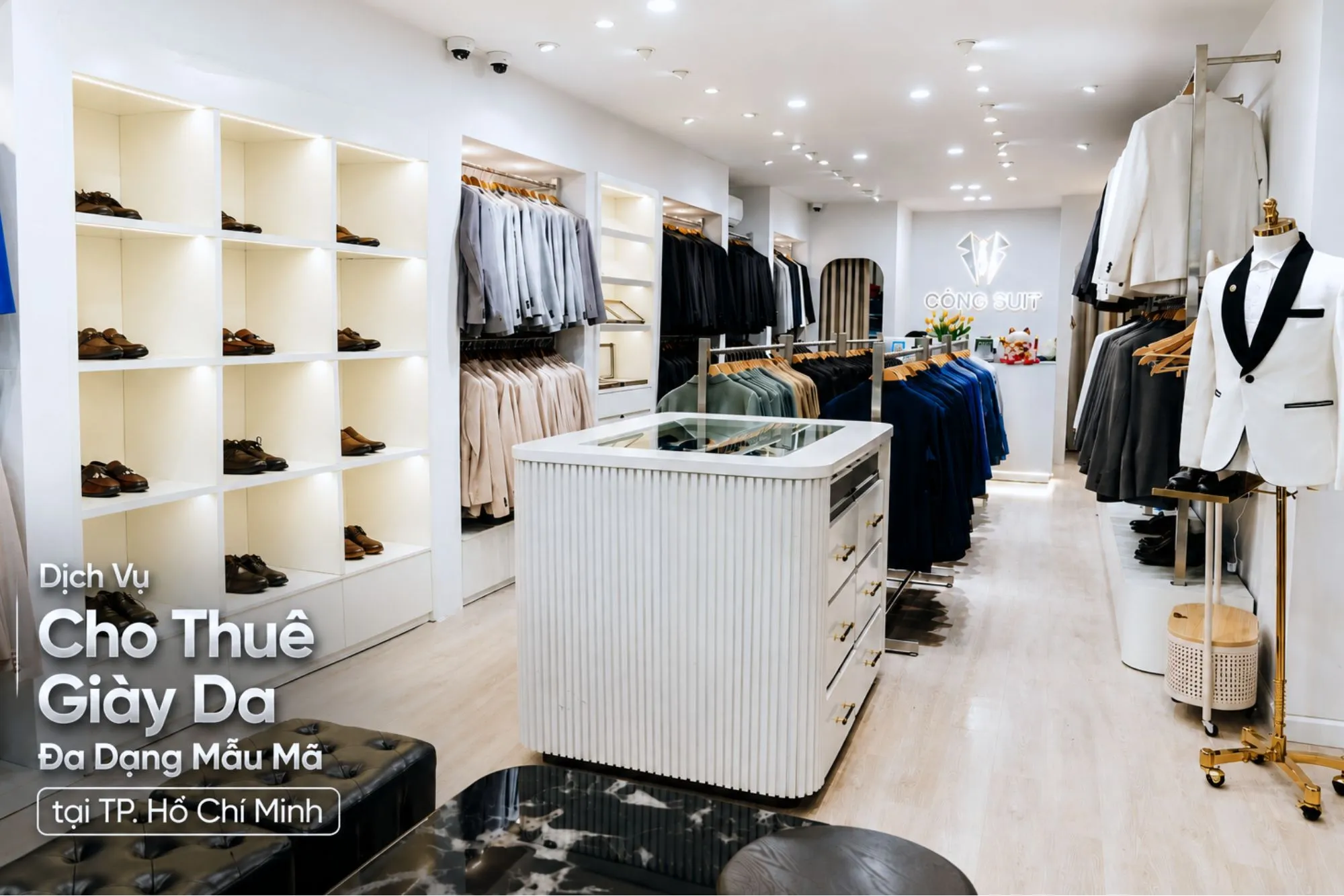 Cho Thuê Giày Da Nam tại Áo Dài Nhân Sài Gòn