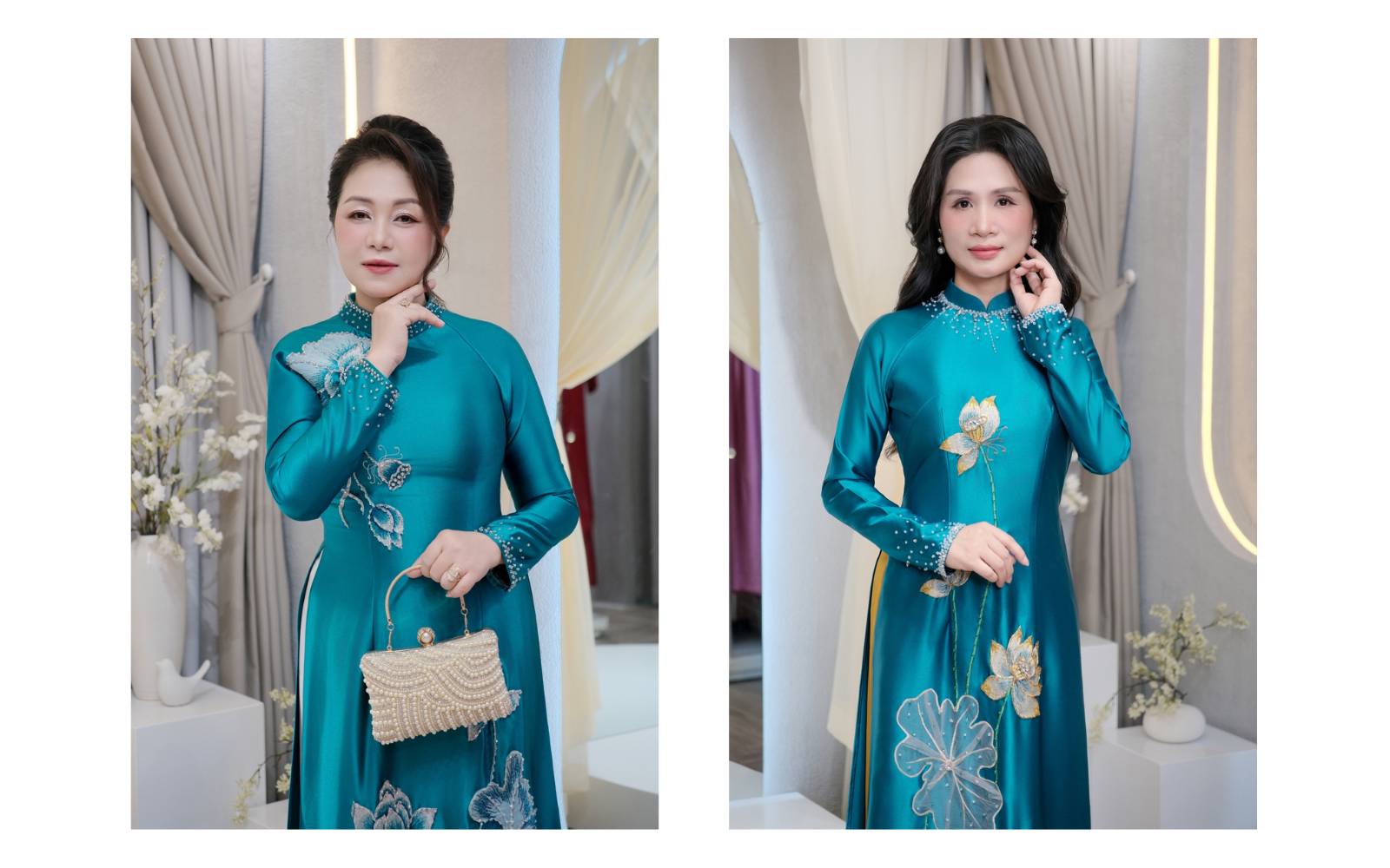 Gợi Ý Địa Chỉ Thuê Áo Dài Sui Gia Cho Mẹ Sài Gòn Chất Lượng!