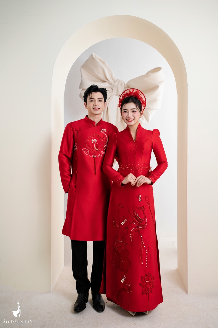 cho thuê áo dài cưới đẹp - giá thành hợp lý tại Hà Nội (16)