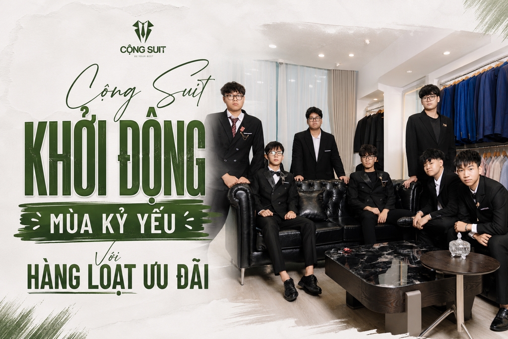 Cộng Suit Khởi Động Mùa Kỷ Yếu Với Hàng Loạt Ưu Đãi