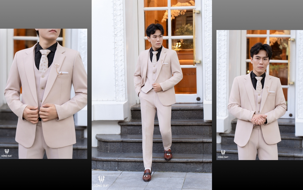Suit Màu Be – Xu Hướng Thanh Lịch Được Nhiều Quý Ông Lựa Chọn | Cộng Suit
