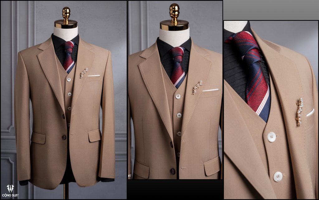Suit Màu Be – Xu Hướng Thanh Lịch Được Nhiều Quý Ông Lựa Chọn | Cộng Suit