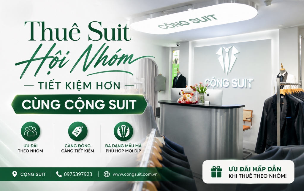 Thuê Suit Hội Nhóm – Tiết Kiệm Hơn Cùng Cộng Suit | Cộng Suit