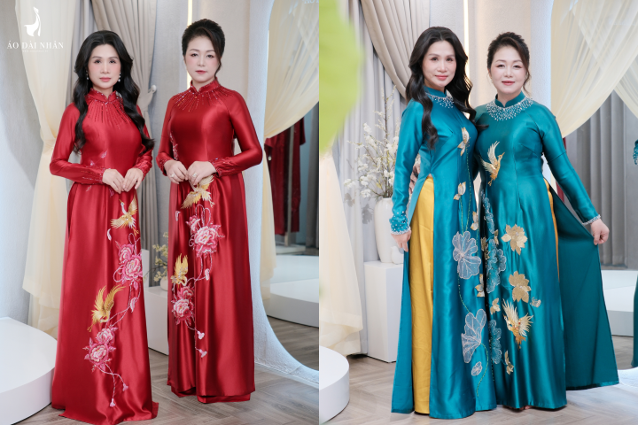 Cho Thuê Áo Dài Sui Gia Cao Cấp, Sang Trọng, Tôn Dáng Tại Áo Dài Nhân