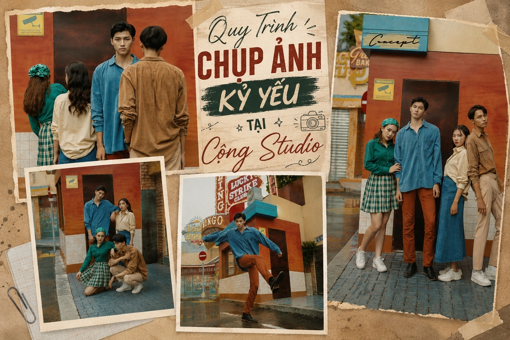 Quy Trình Chụp Ảnh Kỷ Yếu Tại Cộng Studio
