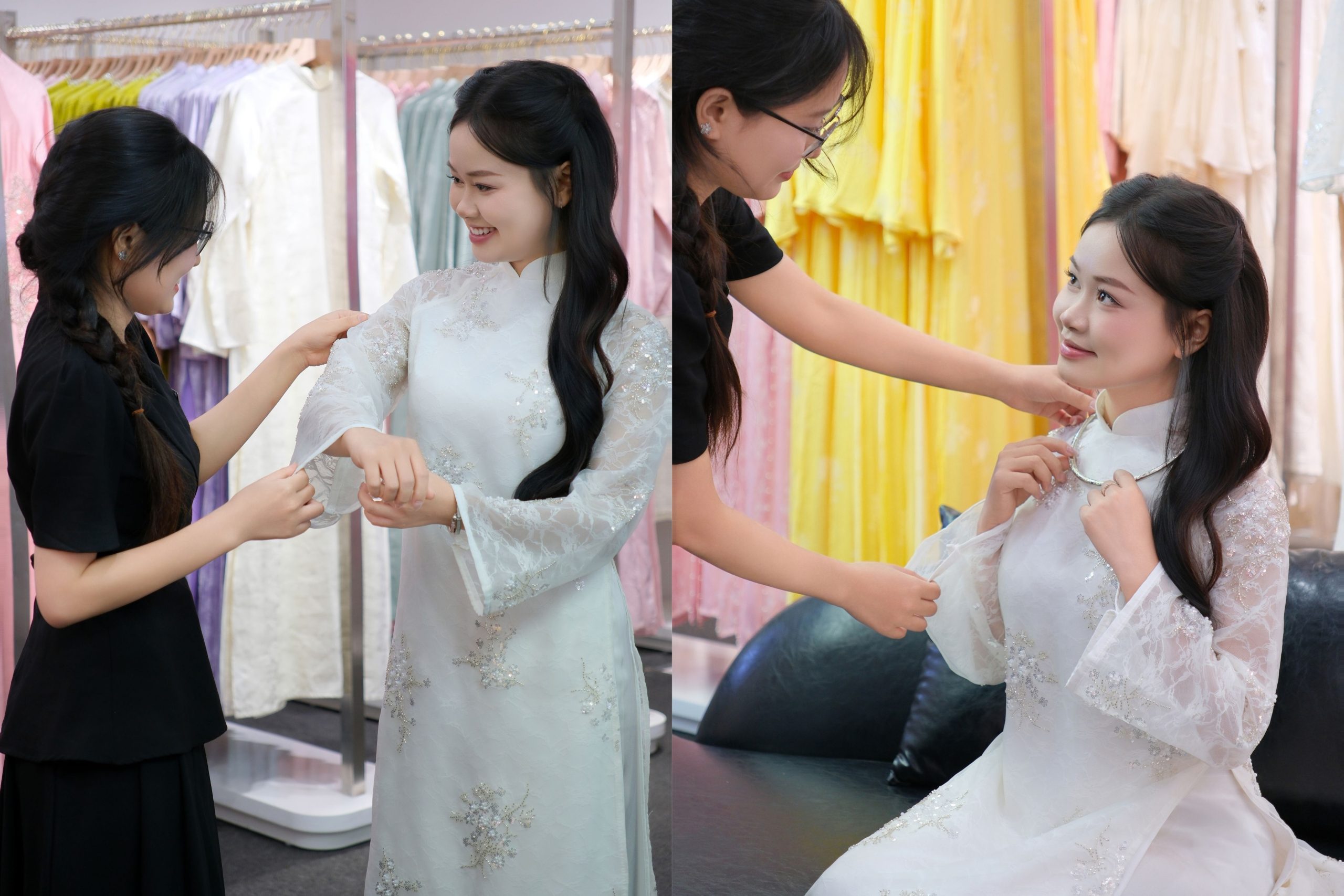 cho thuê áo dài cầu giấy