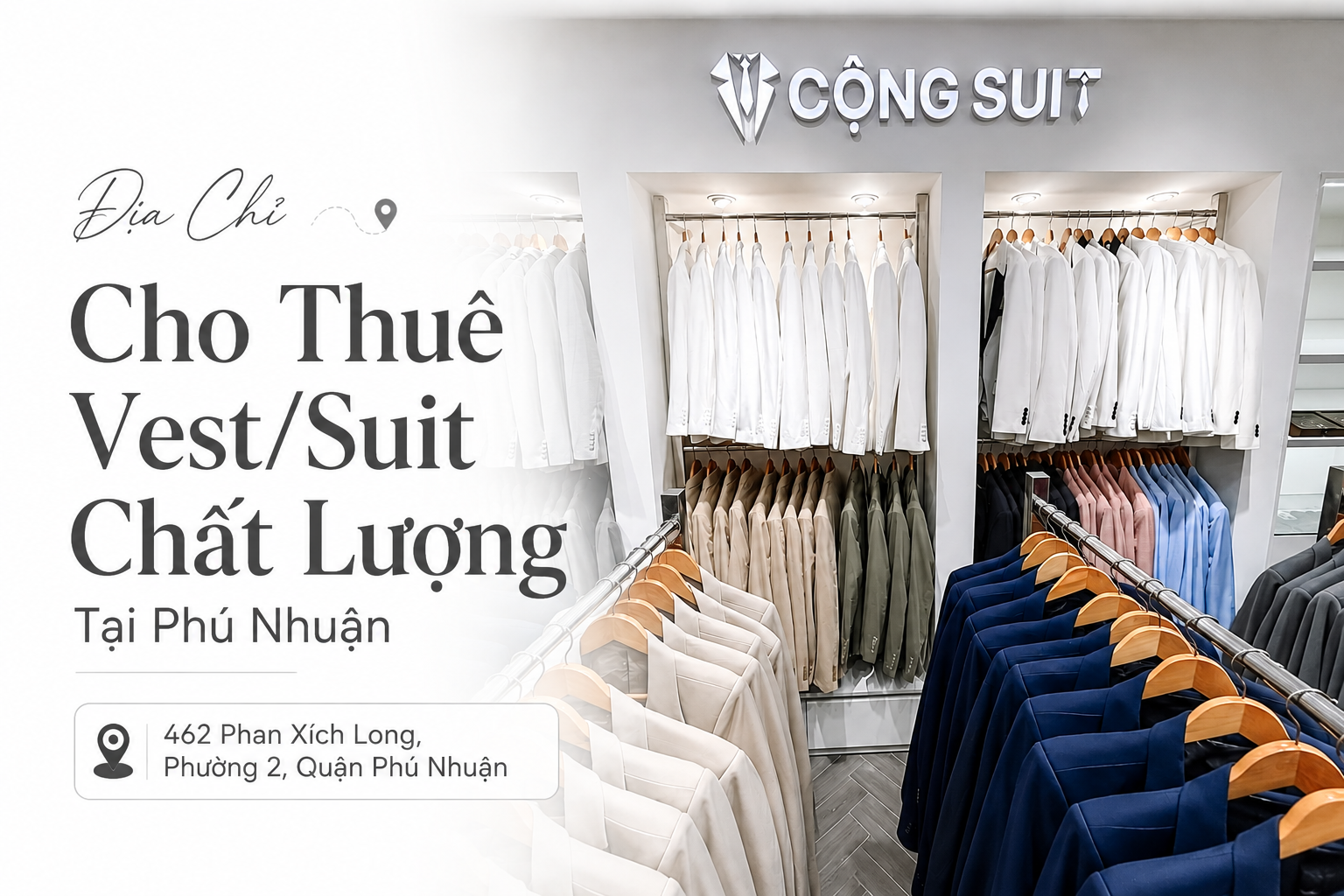 cho thuê vest suit tại phú nhuận